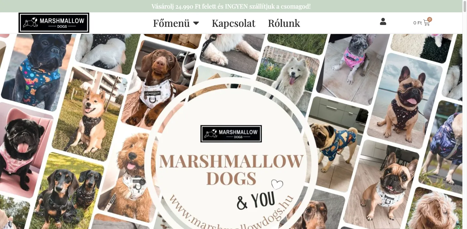 MarshmallowDogs webáruház