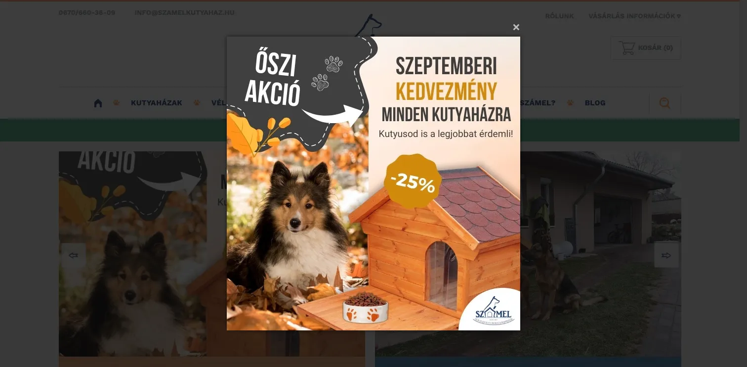 Számel Kutyaház webáruház
